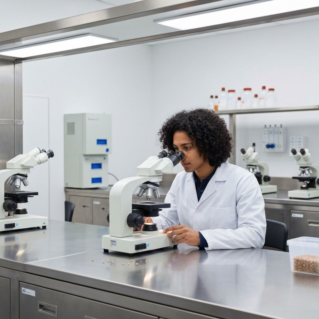 Seed quality testing laboratory