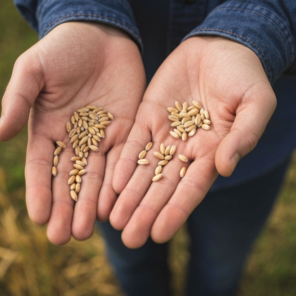 Various agricultural seeds